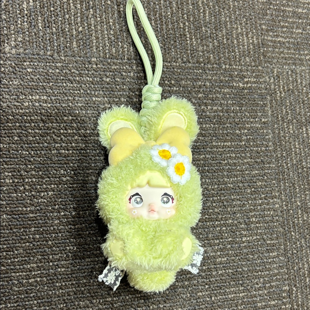keychain doll from the Nommi Baby Sweetheart Bunny series